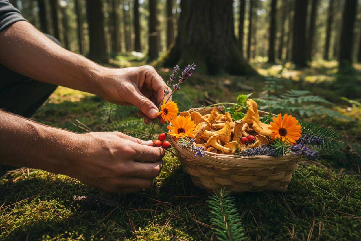 How We Wildcraft Our Botanicals: From Forest Floor to Finished Product Wild Find. Mushrooms and More