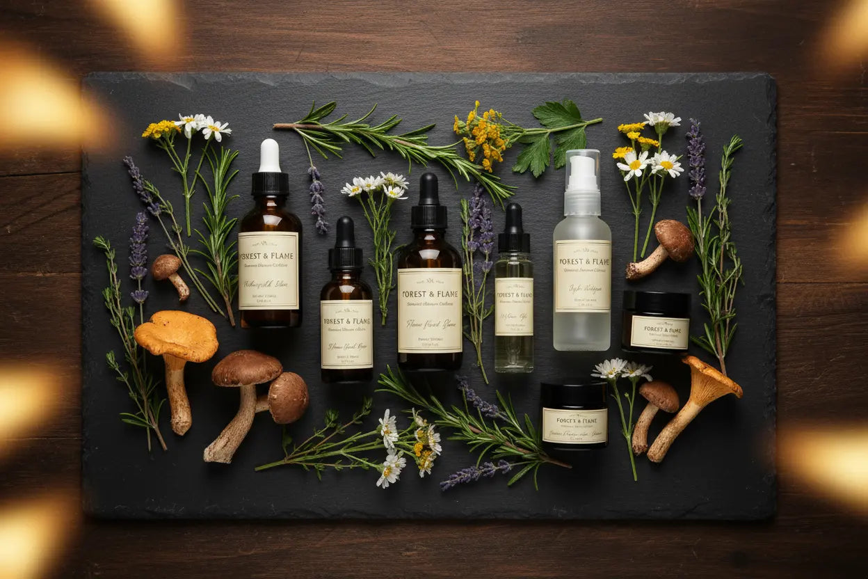 Forest & Flame Botanical Skincare Collection