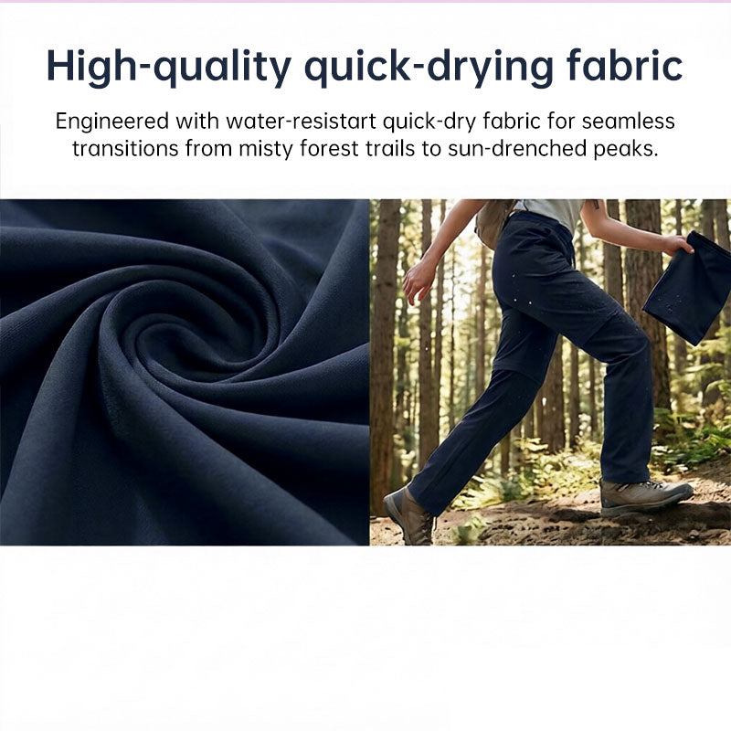 Women's Convertible Hiking Pants - Waterproof Quick-Dry Cargo Trousers with Zip-Off Legs for Camping, Fishing & Travel eprolo