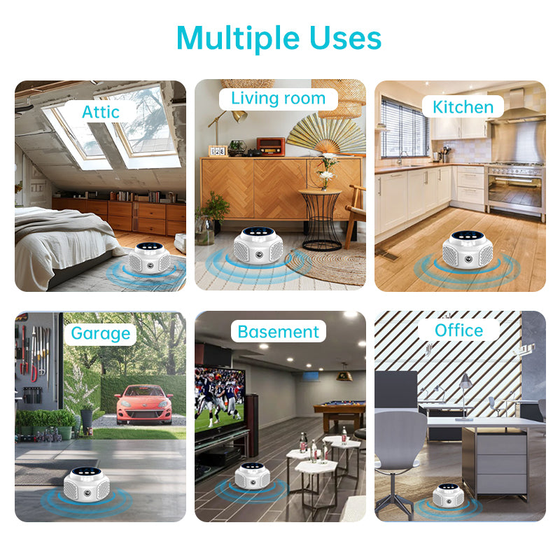 360° Ultrasonic Pest Repeller, High Power Indoor Rodent & Insect Repeller, Safe Plug-in Mosquito & Mouse Control eprolo