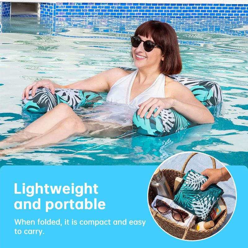 Heavy-Duty Inflatable Pool Hammock Chair, Foldable Floating Water Lounge Bed & Recliner for Adults eprolo
