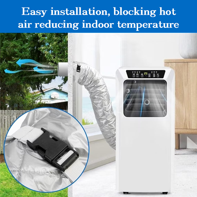 AC Hose Cover with Adjustable Buckle Straps, Thermal Insulation for Portable Air Conditioner eprolo
