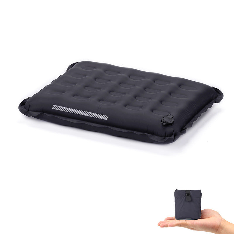 Self-Inflating Seat Cushion Thickened Camping Mat Lightweight Waterproof Foldable Stadium Chair Pad eprolo