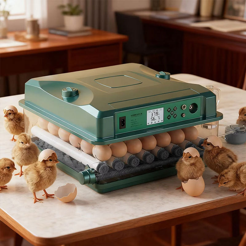 24/36 Egg Incubator Fully Automatic, Auto Turner & Temp Control, Dual Power 220V/12V Mini Poultry Hatcher for Chicken Duck eprolo