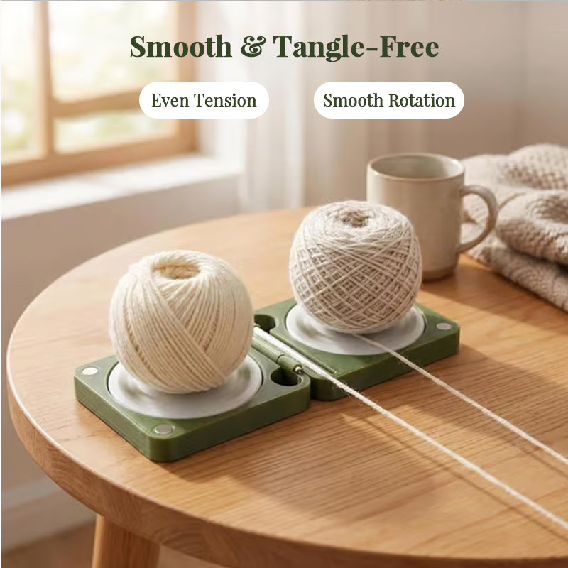 Portable Double Yarn Winder Spinner Foldable Yarn Holder for Knitters & Crocheters eprolo