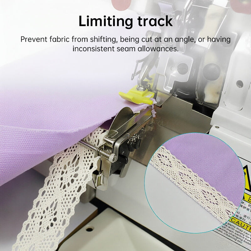 Professional Adjustable Overlock Machine: Multi-Purpose Elastic Tape Binding, Ribbon Edging & Hemming Tool eprolo