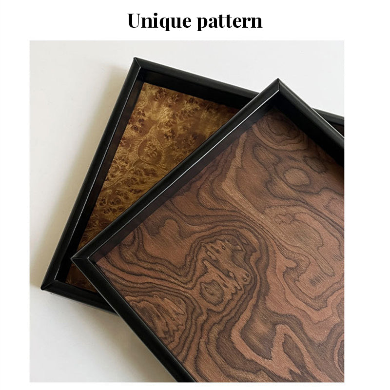 Vintage Volcanic Pattern Hotel Luxury Tea Tray: High-End Living Room Storage & Desktop Organizer eprolo
