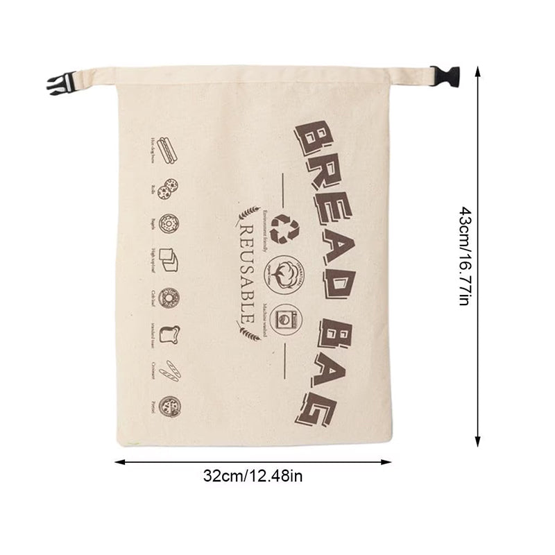 Extra Large Beeswax Bread Storage Bag - Keeps Sourdough Fresh Longer - Heavy Duty Cotton Reusable Wrap for Homemade Bread eprolo