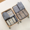 7Pcs Travel Packing Cubes, Luggage Organizer Set with Shoe Bag for Clothes Storage eprolo