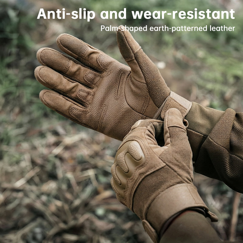 Men’s Tactical Gloves – Full Finger Anti-Slip Combat Gloves for Military, Outdoor & Fitness Use eprolo