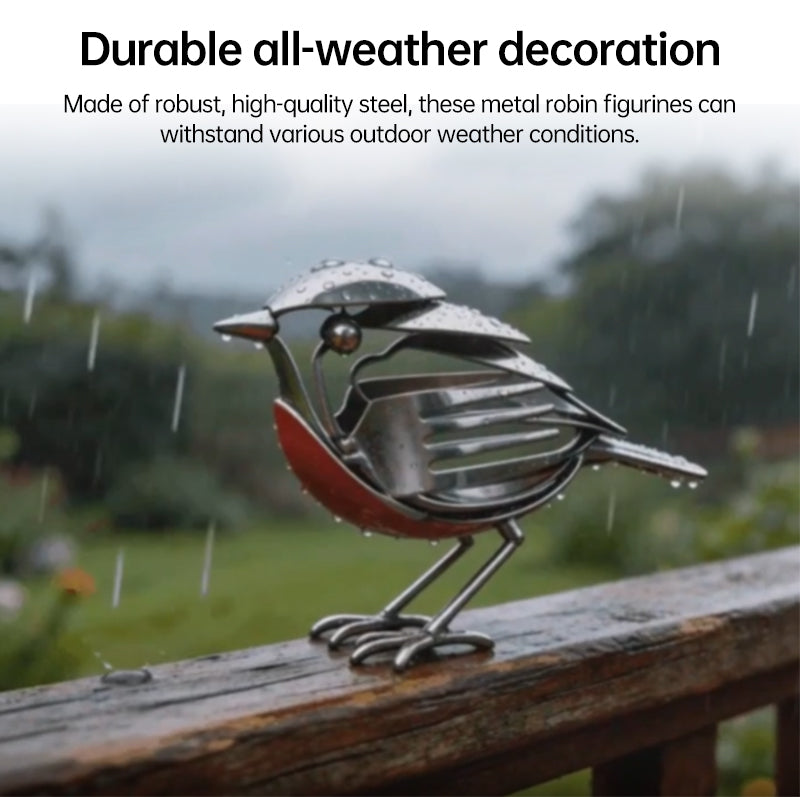 Recycled Spoon & Fork Mockingbird Art - Handmade Stainless Steel Bird Sculpture for Home & Office Decor eprolo