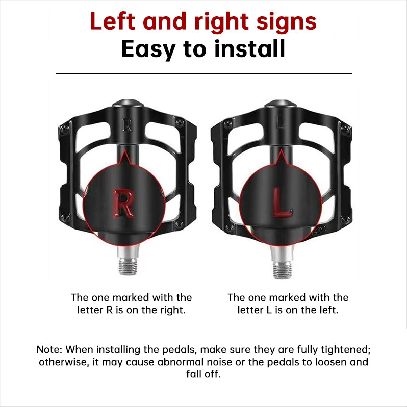 Universal Bike Pedals - Aluminum Alloy with Sealed Bearings for MTB & Road Bikes eprolo