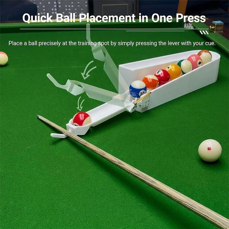 3D Printed Pool Ball Alignment Stand, Portable Snooker Training Aid & Billiard Holder eprolo