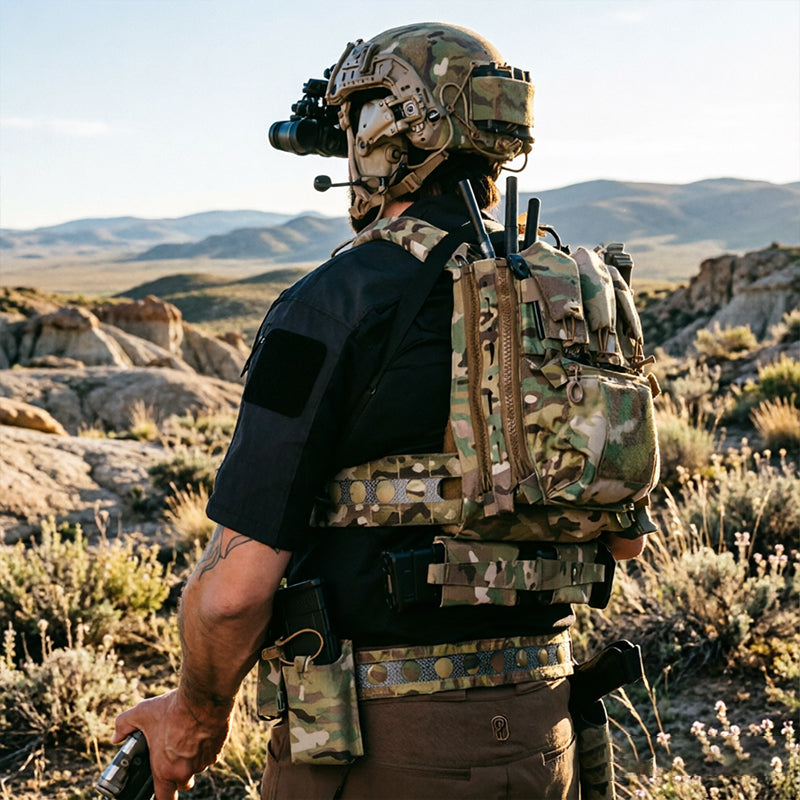 Ferro Style #10 Zipper MOLLE Panel – Tactical Rear Extension for FCPC Plate Carrier eprolo