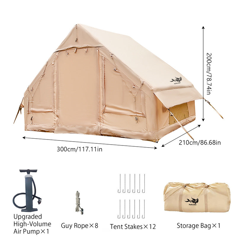 Large Inflatable Glamping Tent with Skylight, Breathable Mesh Air Tent for Summer Camping & Backpacking eprolo