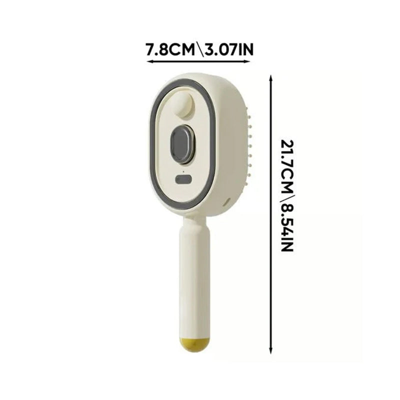 Electric Steam Hair Brush with Mist, Ionic Straightening Comb for Less Breakage & No Residue, Smooth Shiny Hair Styling Tool eprolo