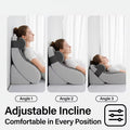 Large Memory Foam Reading Pillow - Adjustable Bed Backrest for Gaming, TV, Work & Relaxation eprolo