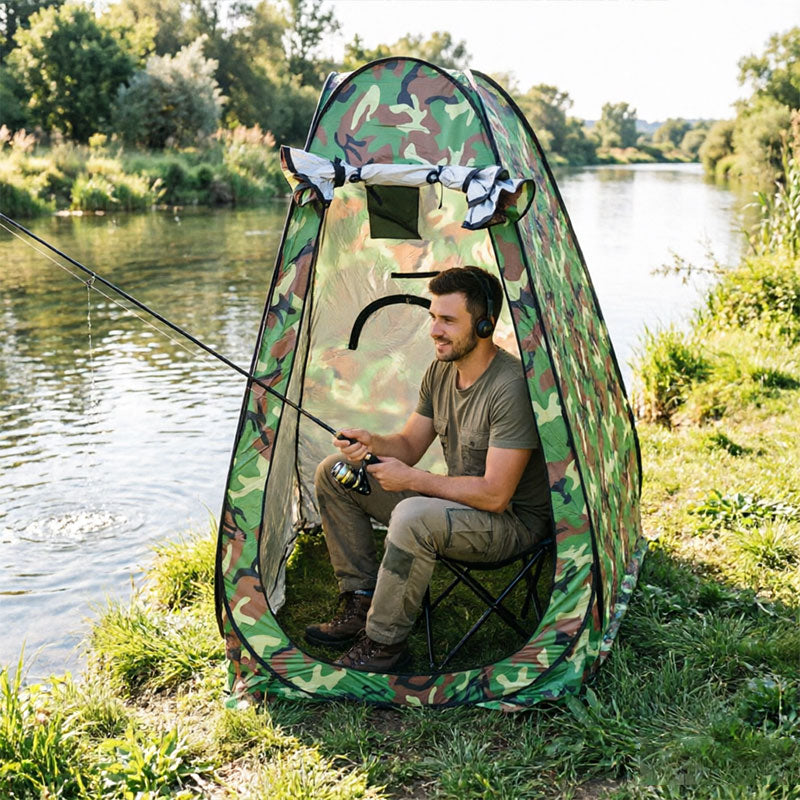 Pop Up Privacy Tent - Instant Outdoor Shower & Portable Toilet for Camping eprolo