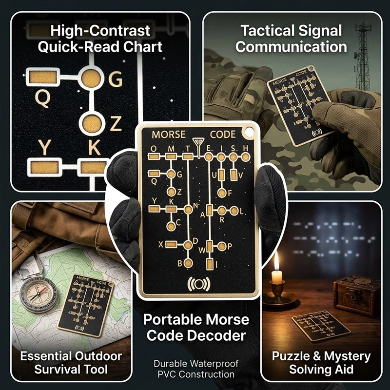 DIY Morse Code Learning Card - PCB Board with LED, Interactive Telegraph Key Practice Tool for Beginners eprolo