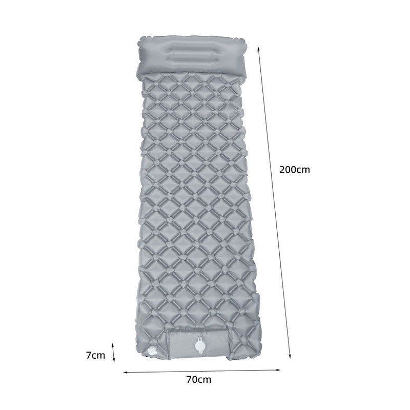 Ultralight Inflatable Sleeping Pad with Pillow - 1-2 Person Camping Mattress eprolo