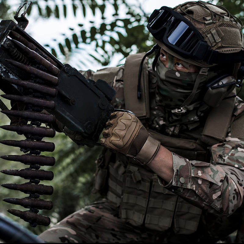 Men’s Tactical Gloves – Full Finger Anti-Slip Combat Gloves for Military, Outdoor & Fitness Use eprolo