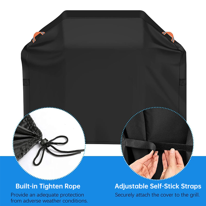 210D Waterproof BBQ Grill Cover, Heavy Duty Windproof Dustproof Cover for Gas, Charcoal, Electric Grills eprolo