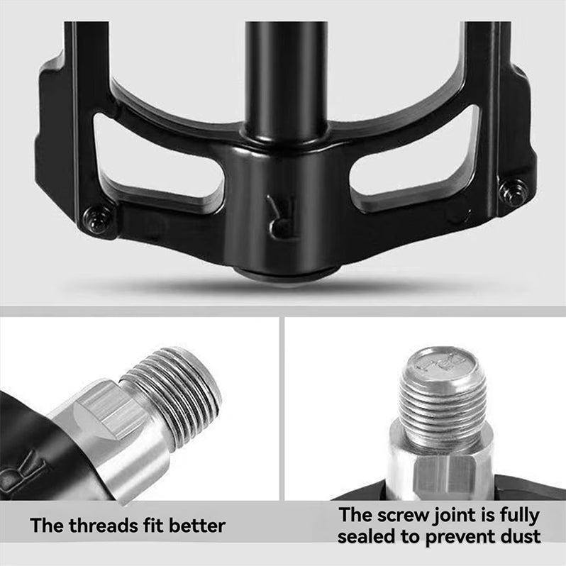 Universal Bike Pedals - Aluminum Alloy with Sealed Bearings for MTB & Road Bikes eprolo