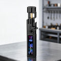 Windproof High‑Temperature High‑Power Outdoor Torch Lighter with LED Digital Display, Metal Body & Bottle Opener eprolo
