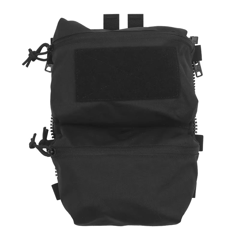 Tactical Back Panel Double General Purpose Pouch for FCPC V5 & Ferro Style Plate Carriers, Molle Utility Storage Bag eprolo
