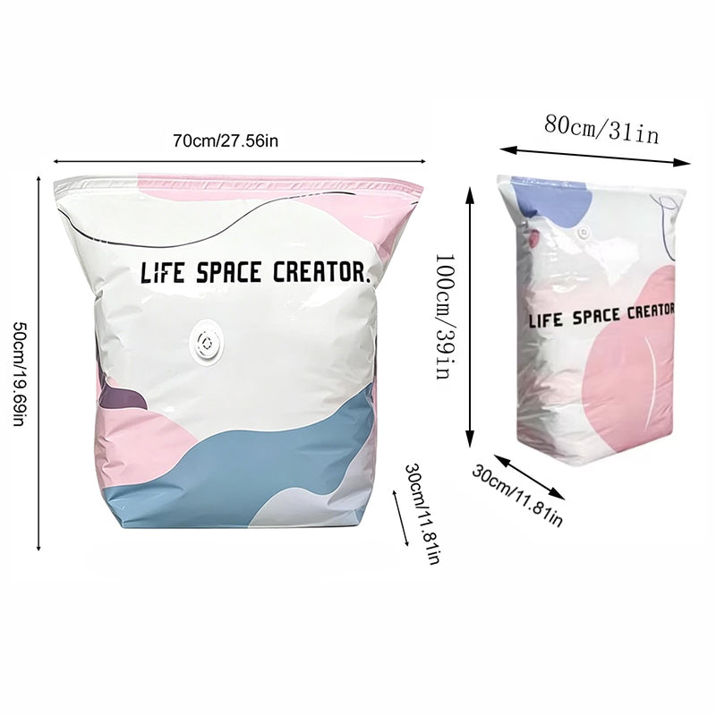 Pump-Free 3D Vacuum Bags, 3-Sec Compression, Reusable eprolo
