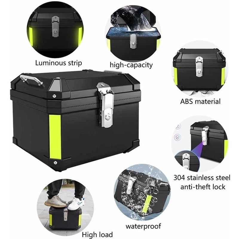 45L/55L Motorcycle Top Case, Quick Release Trunk for BMW R1200GS/R1250GS Honda Kawasaki Suzuki eprolo