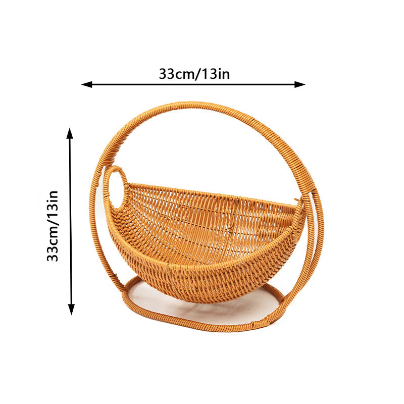 Rattan Cat Bed & House - Waterproof Wicker Cat Cave, Indoor Cat Hammock & Basket Set eprolo