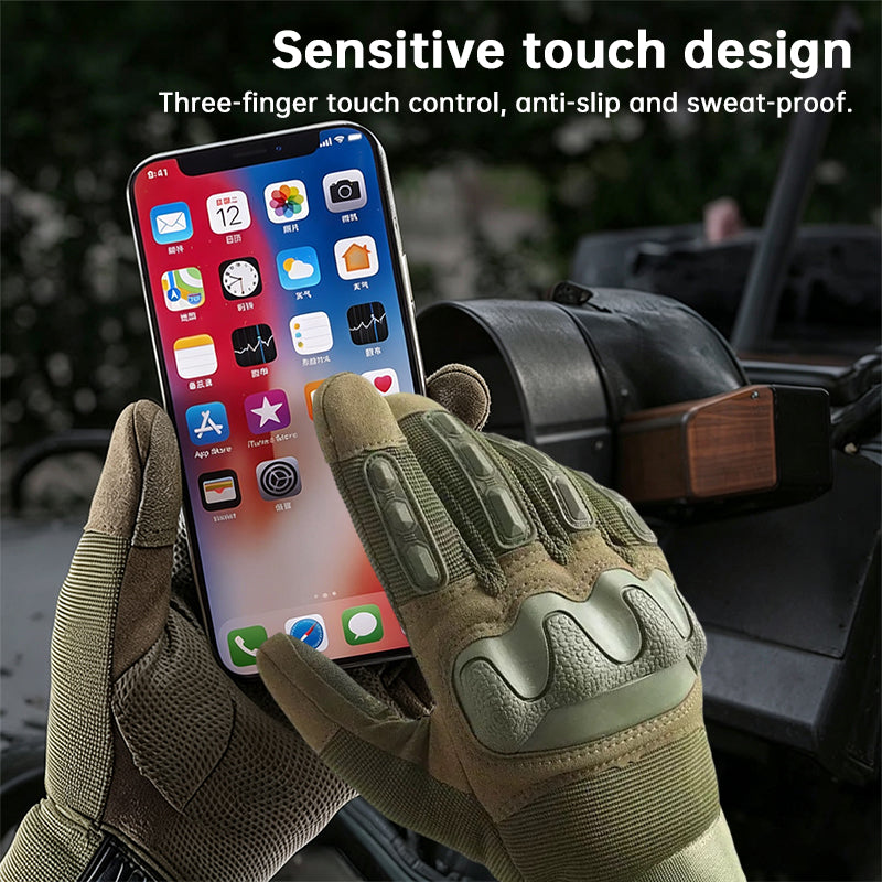 Men’s Tactical Gloves – Full Finger Anti-Slip Combat Gloves for Military, Outdoor & Fitness Use eprolo
