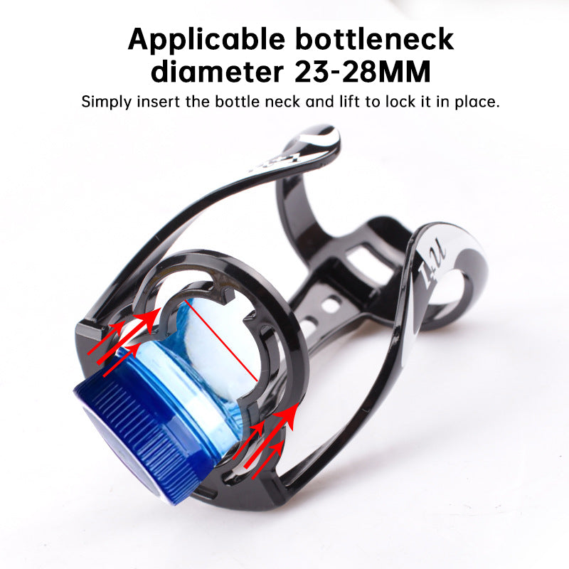 N+1 8-Shaped Bike Water Bottle Cage – Locking, Anti-Shake Nylon Holder for MTB & Road Bikes eprolo