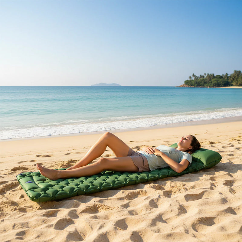 Ultralight Inflatable Sleeping Pad with Pillow - 1-2 Person Camping Mattress eprolo