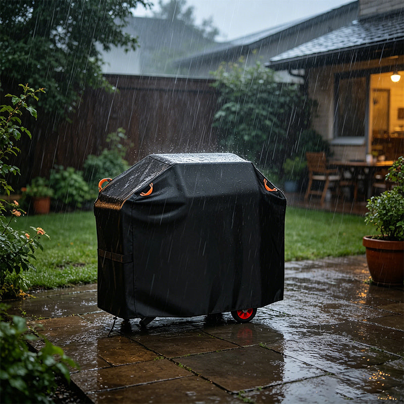 210D Waterproof BBQ Grill Cover, Heavy Duty Windproof Dustproof Cover for Gas, Charcoal, Electric Grills eprolo