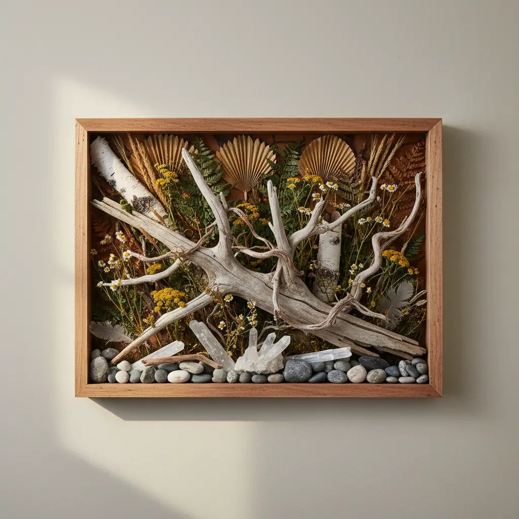 Woodland Foraged Nature Art Wild Find. Mushrooms and More