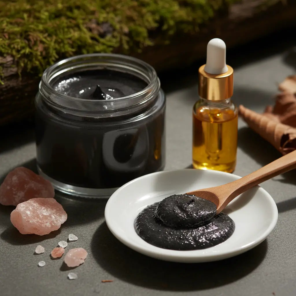 Midnight Earth Renewal Mask — mixed paste