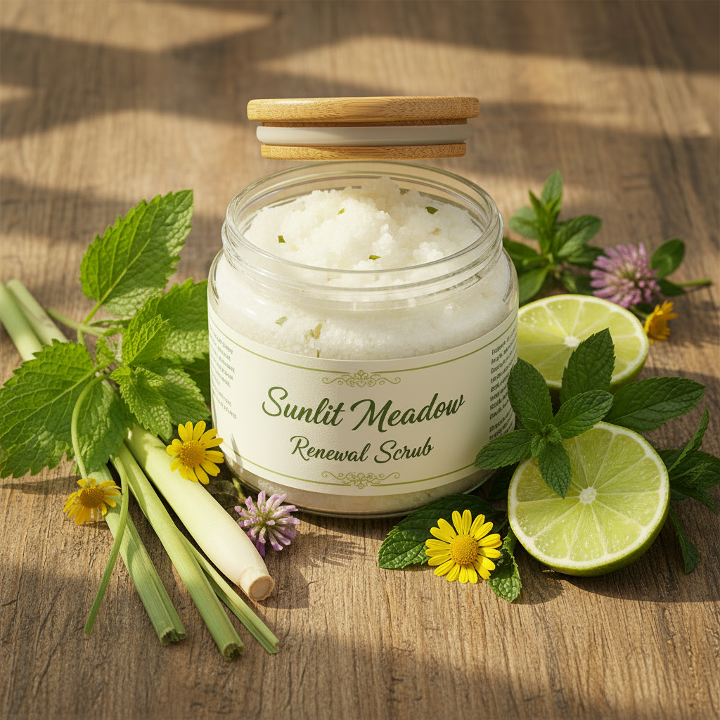 Sunlit Meadow Renewal Scrub - White Scrub