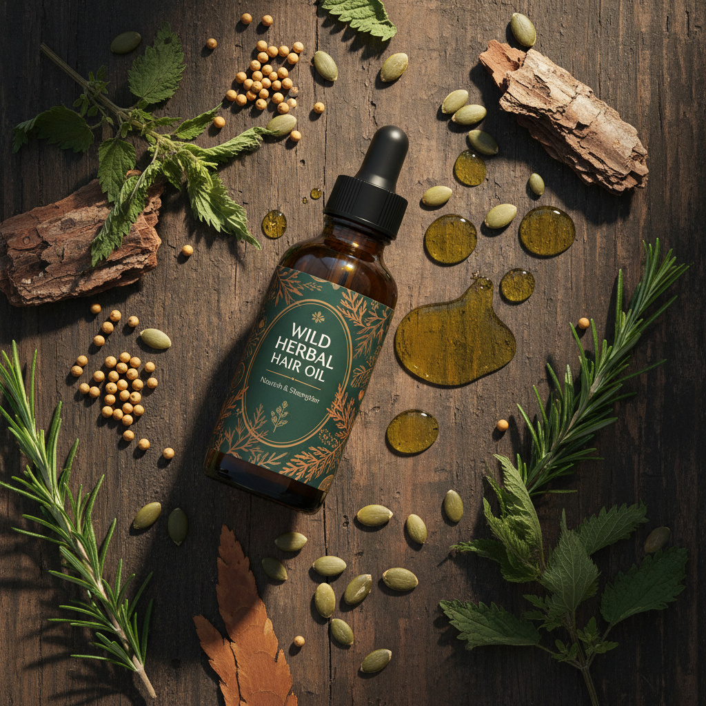 Wild Herbal Hair Oil