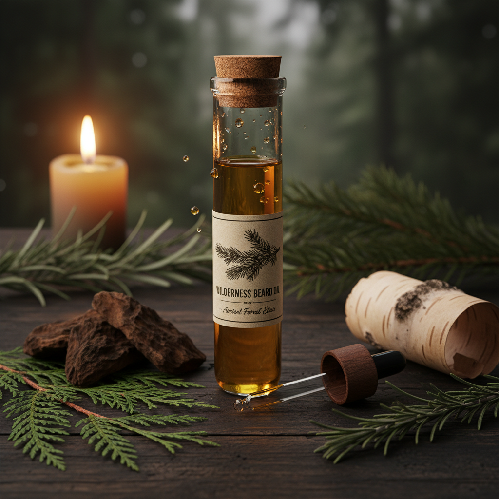 Wilderness Beard Oil - Glass Test Tube