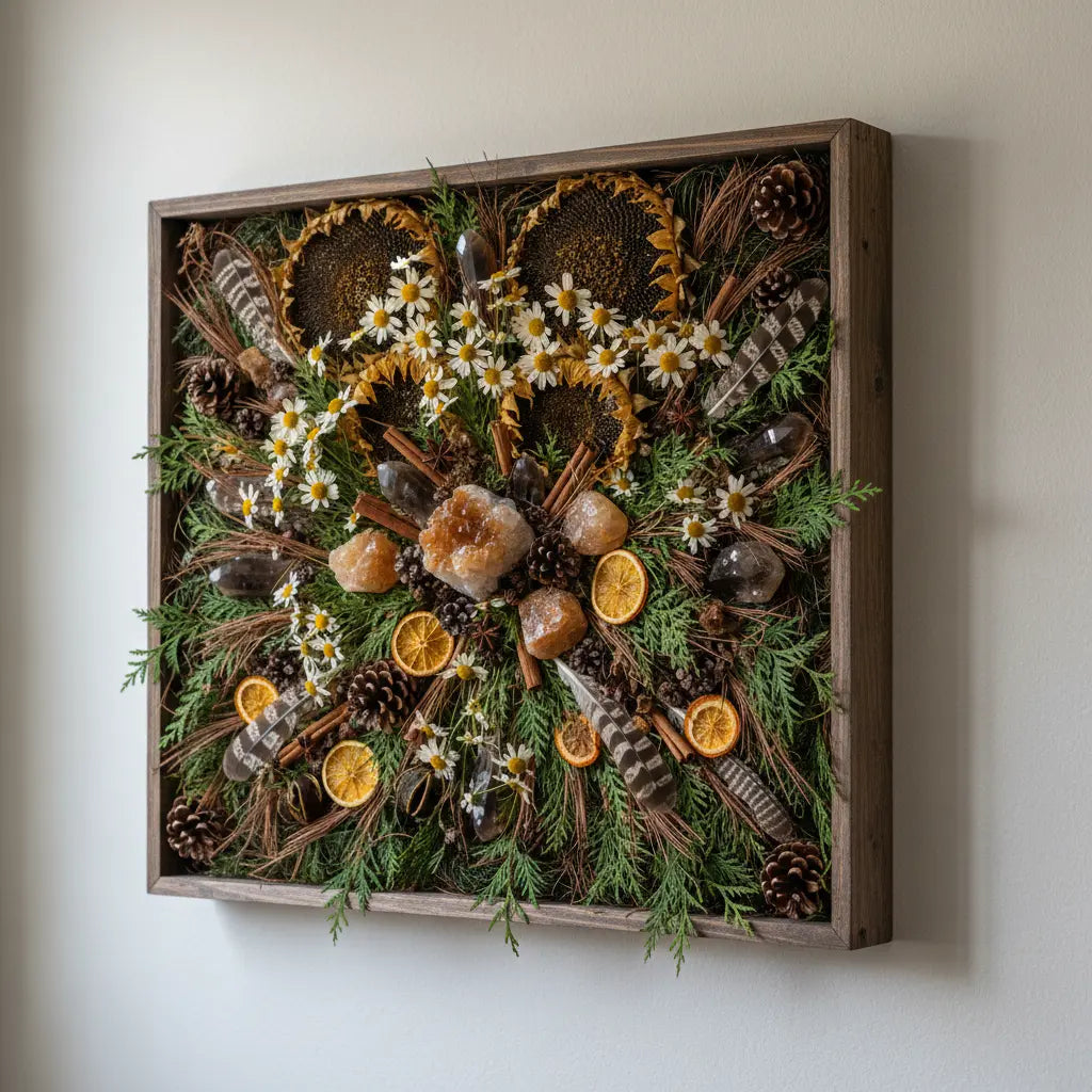 Woodland Foraged Nature Art Wild Find. Mushrooms and More