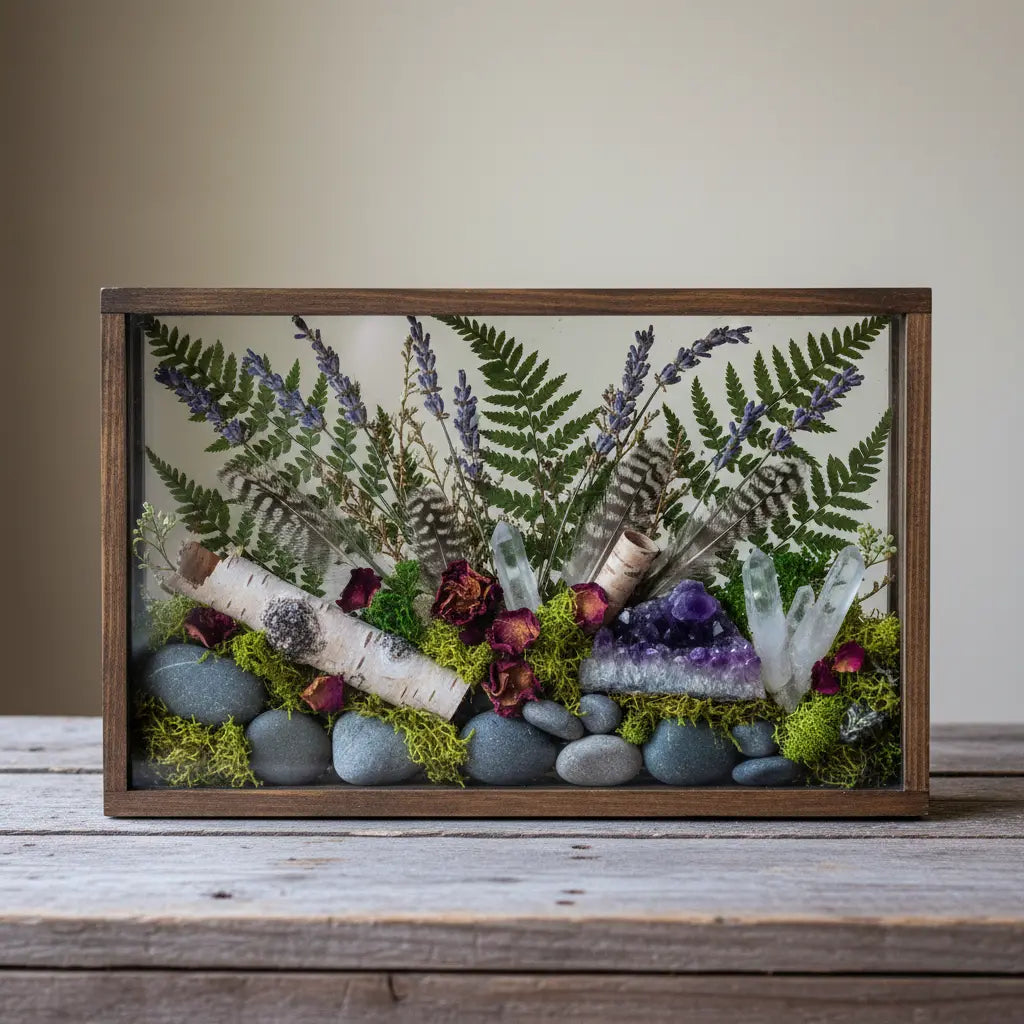 Woodland Foraged Nature Art Wild Find. Mushrooms and More